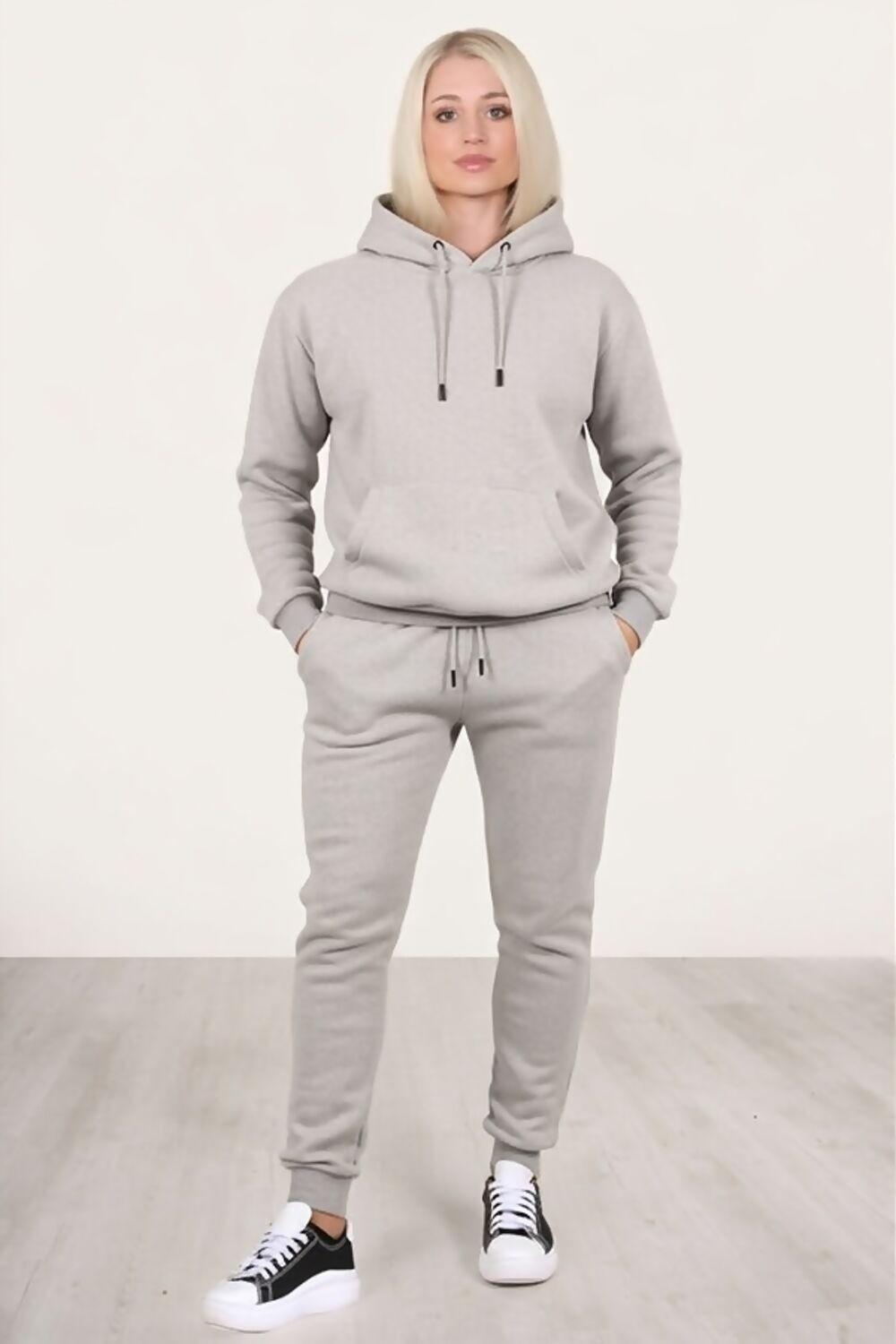 Women's Fleece Tracksuit - Full 2 Piece Lounge Wear Co-Ord Set