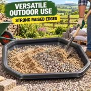 Large Heavy-Duty Black Mixing Tray