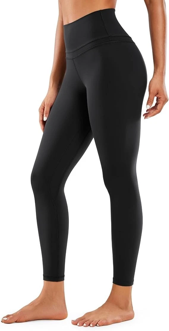 Women's Naked Feeling High Waist Yoga Pants - Tight Workout Leggings, 25 Inches