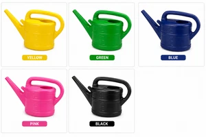 Heavy Duty Plastic Watering Can - Garden Water Jug for Indoor & Outdoor